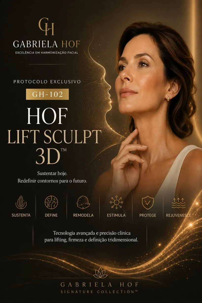 Protocolo HOF Lift Sculpt 3D, da Gabriela HOF Signature Collection