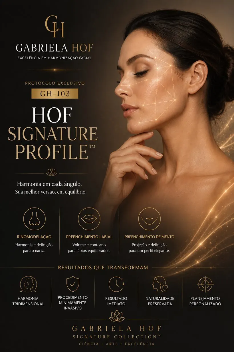 Protocolo HOF Signature Profile, da Gabriela HOF Signature Collection